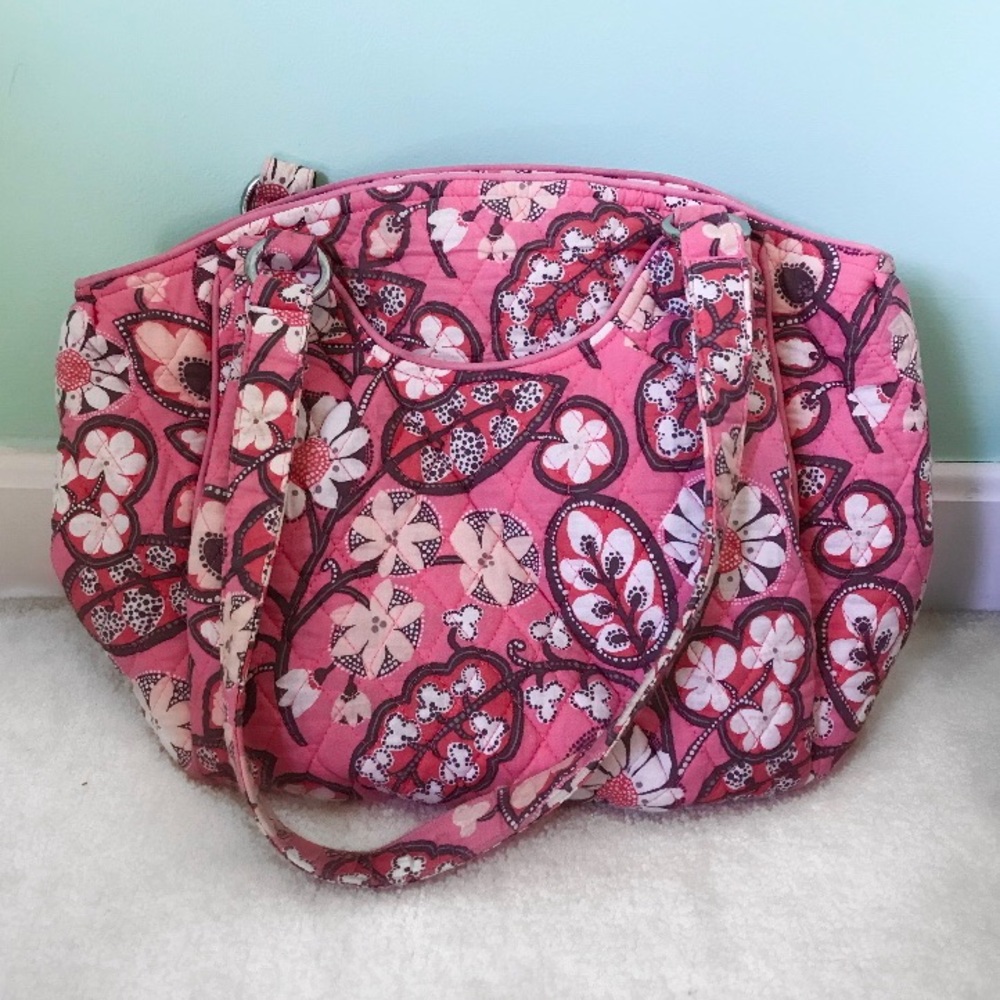 Pink Flower Vera Bradley Bag